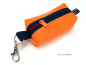Mobile Preview: Schlüsselanhänger Minitasche ORANGE, boxybag, handmade BuntMixxDESIGN
